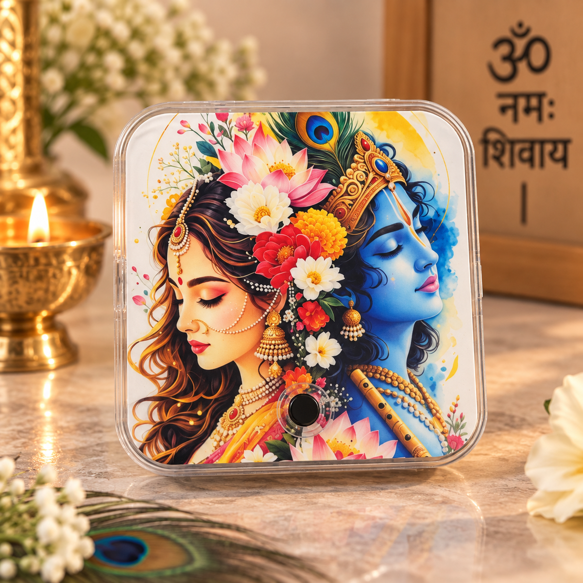 Radhe Krishna Fridge Music Magnet