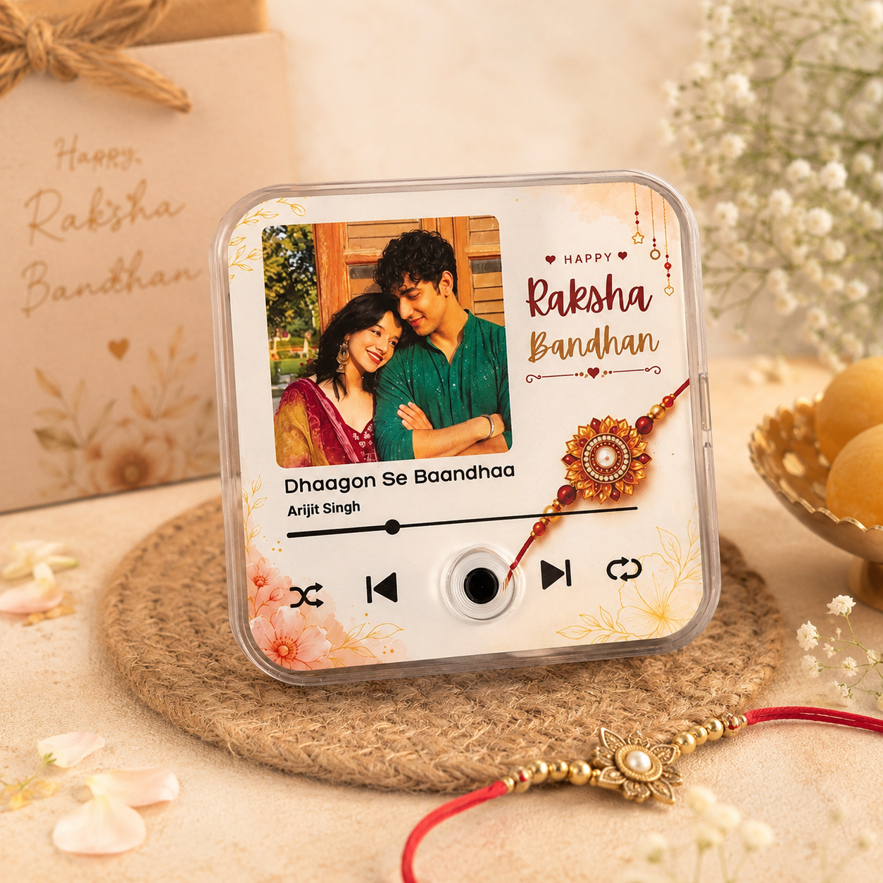 Personalized Fridge Music Magnet (Raksha Bandhan Special)