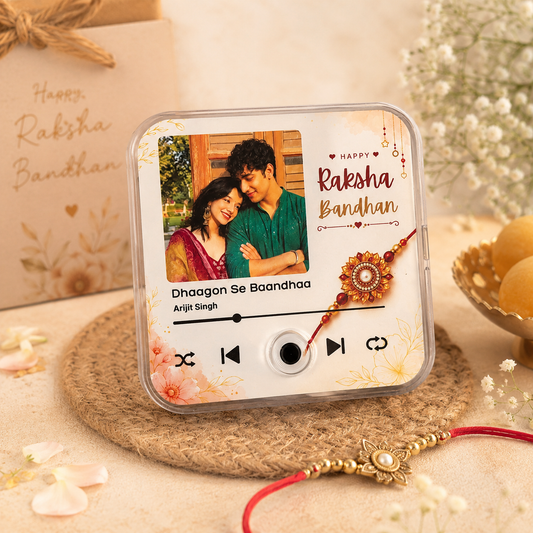 Personalized Fridge Music Magnet (Raksha Bandhan Special)